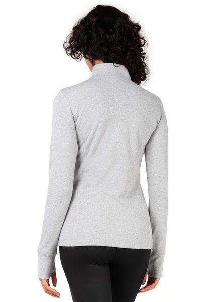 Equinox 1/4 Zip Double Brushed Jacquard Sweater